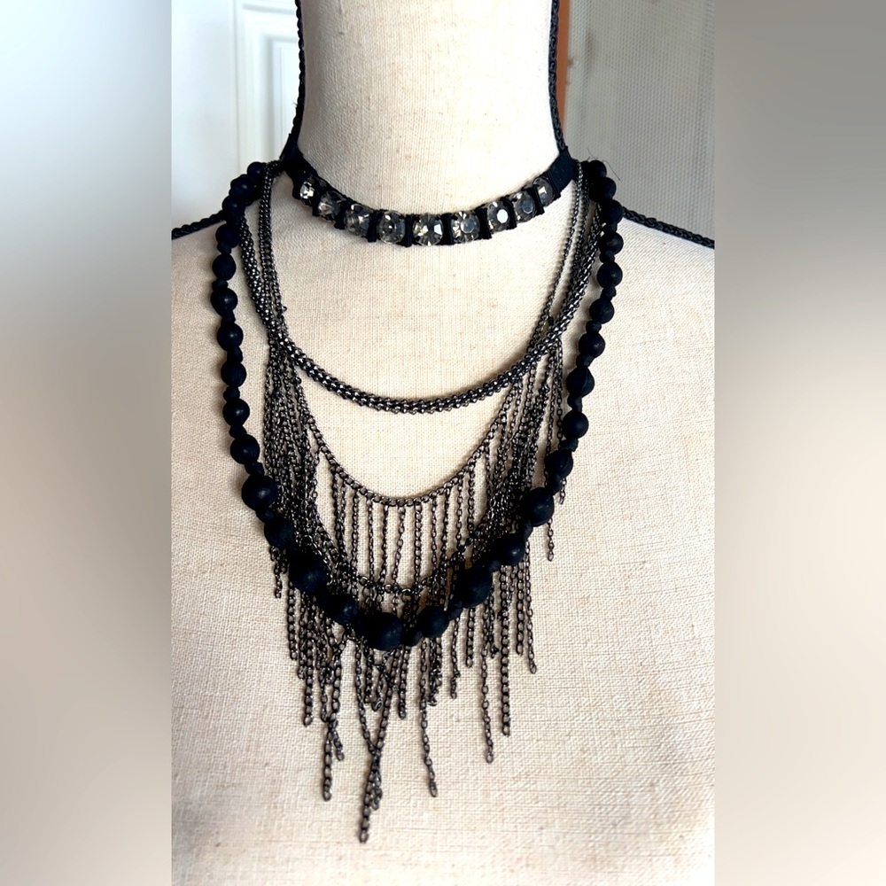 BCBG tiered necklace